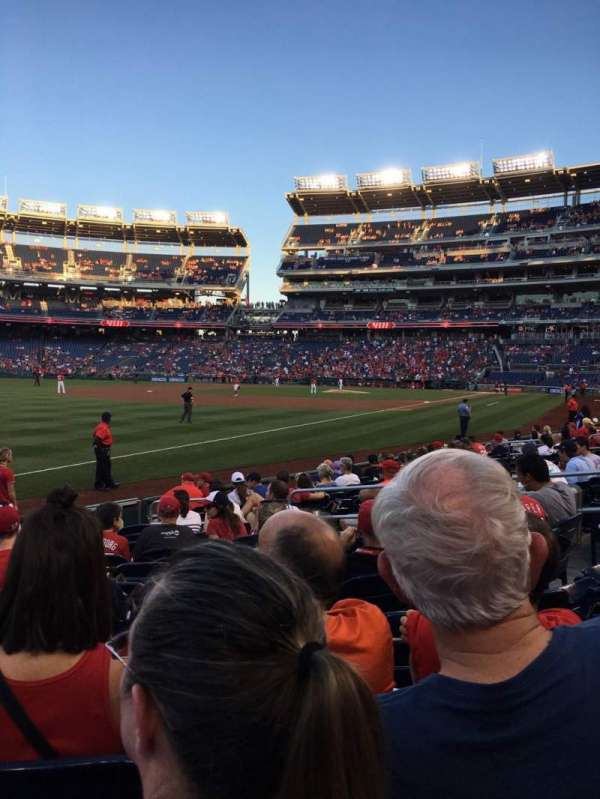Nationals Park, section: 110, row: M, seat: 10