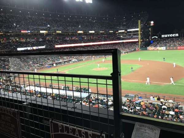 Oracle Park, section: 205, row: A, seat: 16