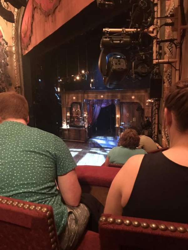 Bernard B. Jacobs Theatre, section: Right Boxes, row: C, seat: 4