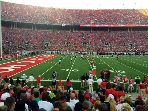 Ohio Stadium, section: 15A, row: 11, seat: 3