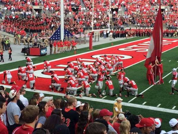 Ohio Stadium, section: 15AA, row: 11, seat: 4