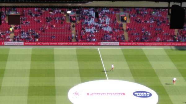 Anfield, section: U4, row: 93, seat: 109