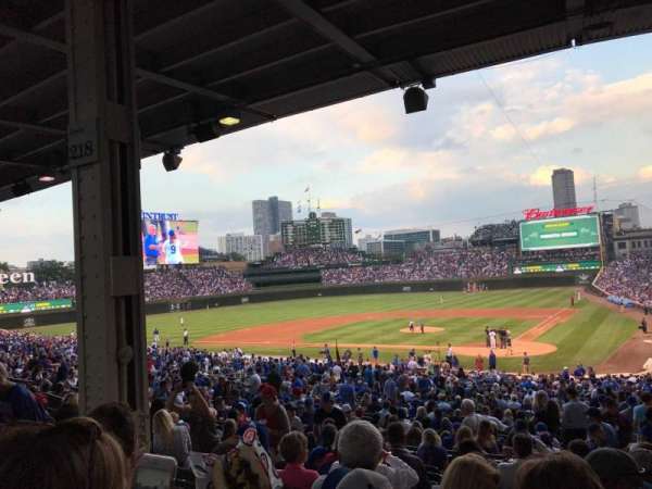 Wrigley Field, section: 215, row: 10, seat: 8