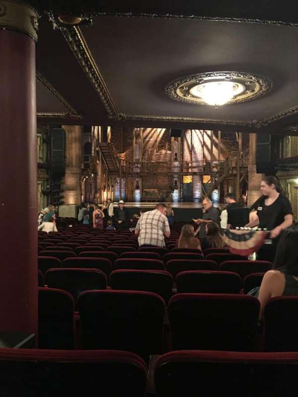 CIBC Theatre, section: ORCHESTRA C, row: Y, seat: 117