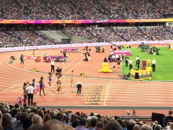 London Stadium, section: 103, row: 21, seat: 422
