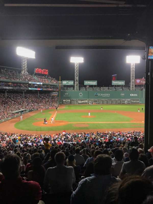 Fenway Park, section: Grandstand 17, row: 11, seat: 9