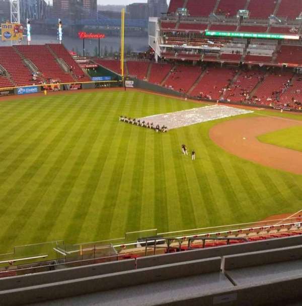 Great American Ball Park, section: Fioptics District, row: SRO