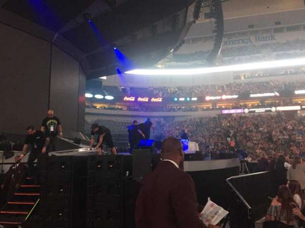 American Airlines Center, section: 121, row: A, seat: 3