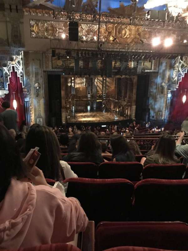 Hollywood Pantages Theatre, section: Mezzanine LC, row: P, seat: 313