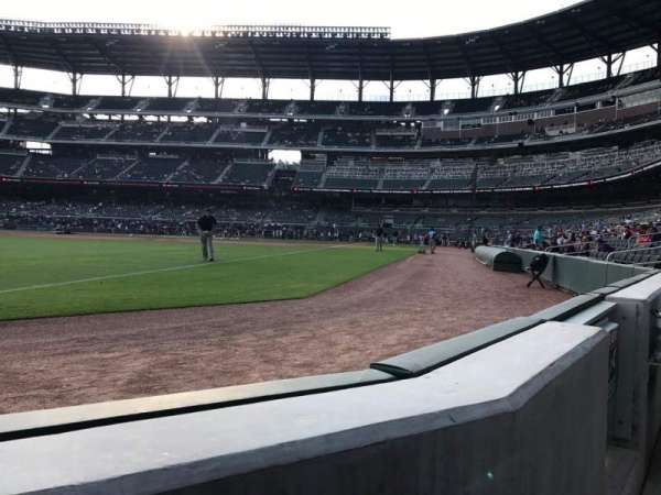 Truist Park, section: 41, row: 1, seat: 6