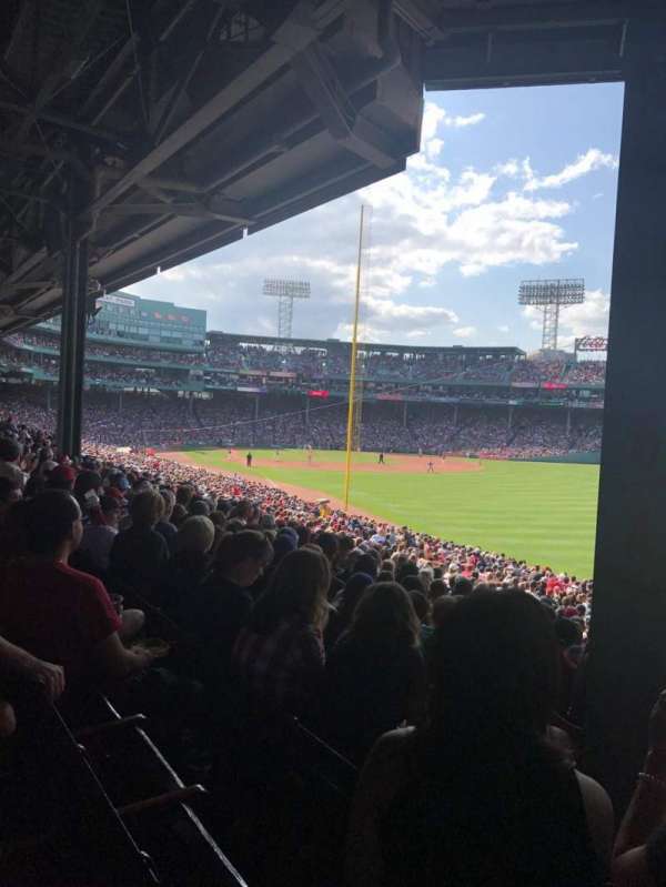 Fenway Park, section: Grandstand 5, row: 5, seat: 2
