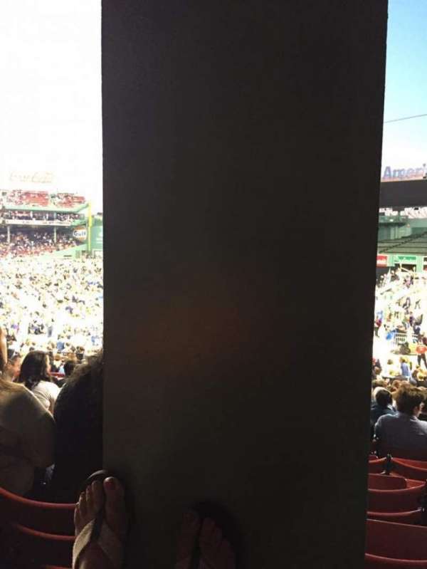 Fenway Park, section: Grandstand 6, row: 1, seat: 7