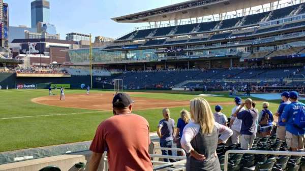 Target Field, section: 16, row: 6, seat: 5