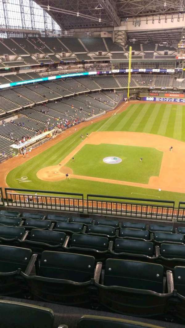 American Family Field, section: 415, row: 13, seat: 14