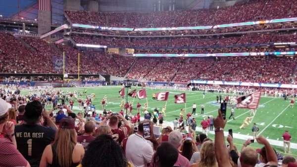 Mercedes-Benz Stadium, section: C127, row: 8, seat: 5