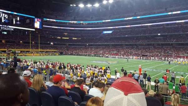 AT&T Stadium, section: C108, row: 7