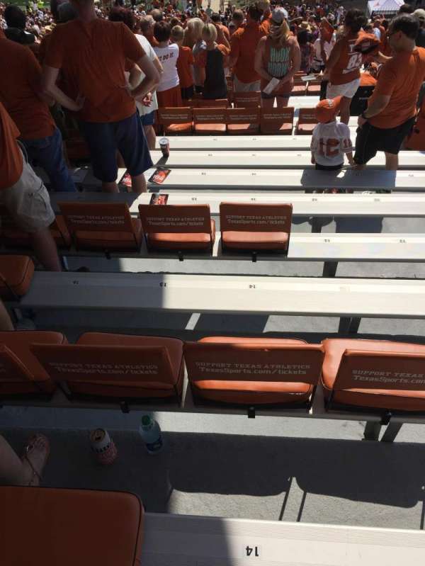 Texas Memorial Stadium, section: 1, row: 68, seat: 14