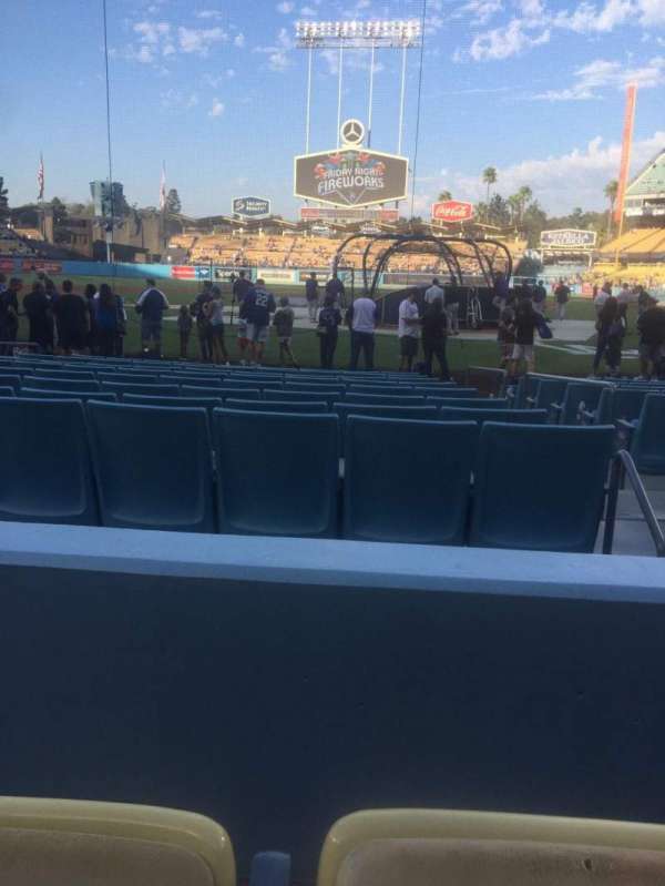 Dodger Stadium, section: 5FD, row: B, seat: 8