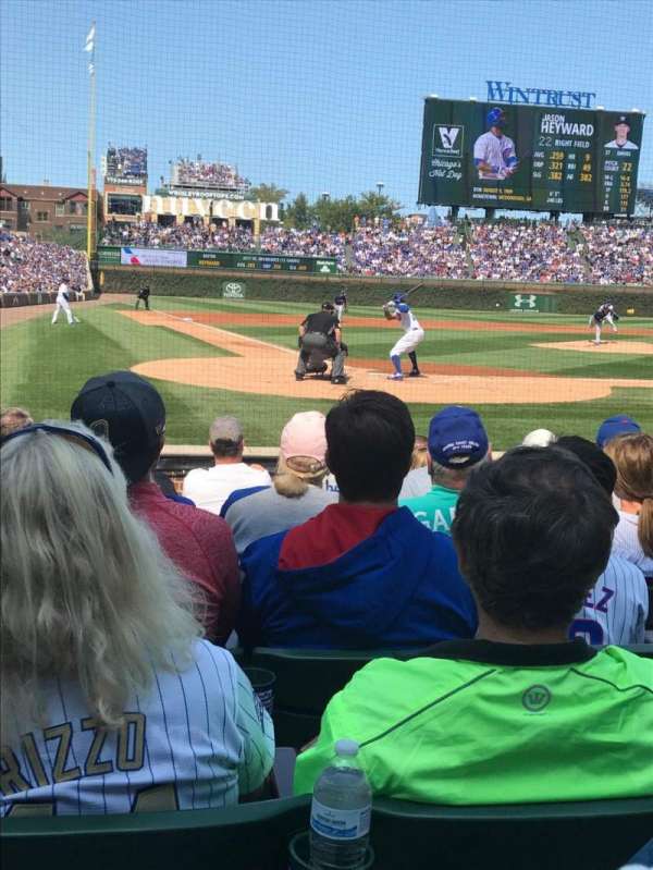 Wrigley Field, section: 20, row: 9, seat: 6