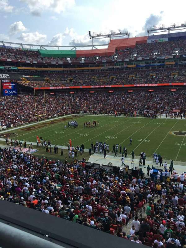 Northwest Stadium, section: 222, row: 1, seat: 11