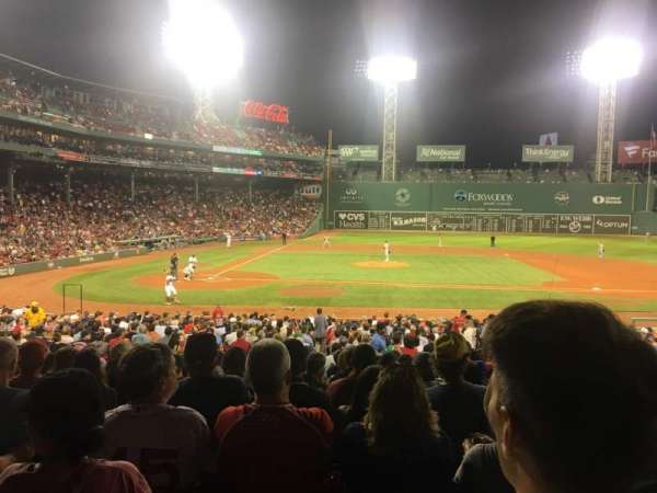 Fenway Park, section: Loge Box 119, row: NN, seat: 2