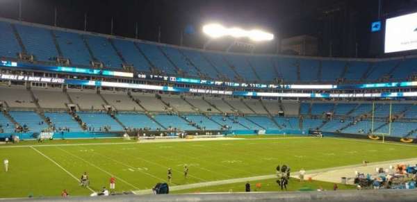 Bank of America Stadium, section: 349, row: 1, seat: 3