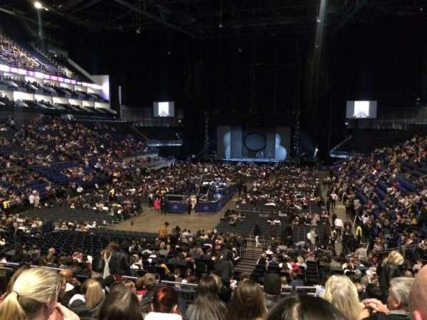 The O2, London, section: 108, row: W, seat: 227