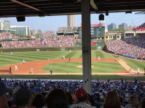 Wrigley Field, section: 213