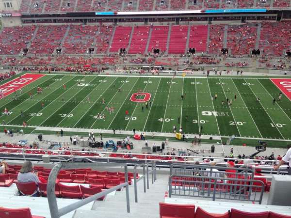 Ohio Stadium, section: 20C, row: 14, seat: 15-16
