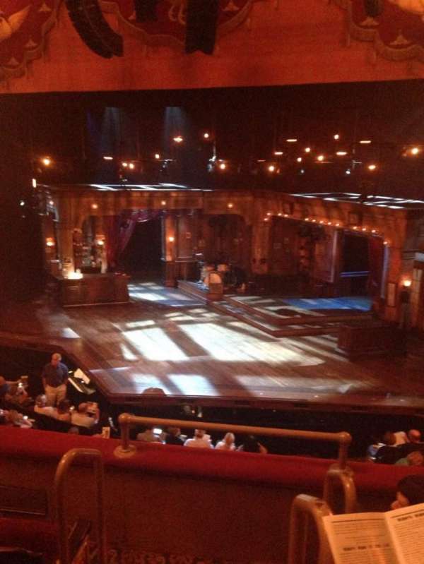 Bernard B. Jacobs Theatre, section: Mezzanine R, row: D, seat: 2