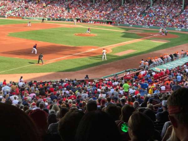 Fenway Park, section: Loge Box 158, row: DD, seat: 4
