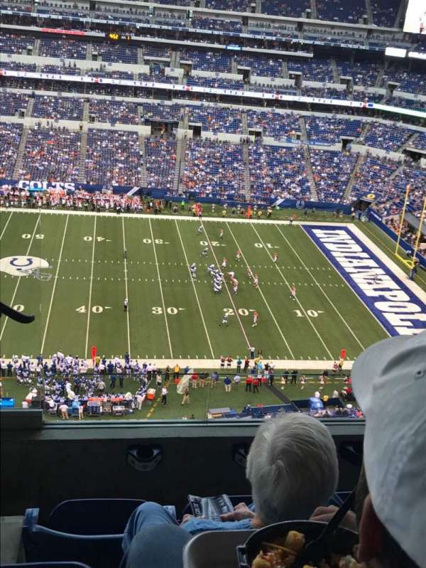 Lucas Oil Stadium, section: 639, row: 4