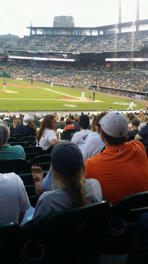 Comerica Park, section: 134, row: 32, seat: 7