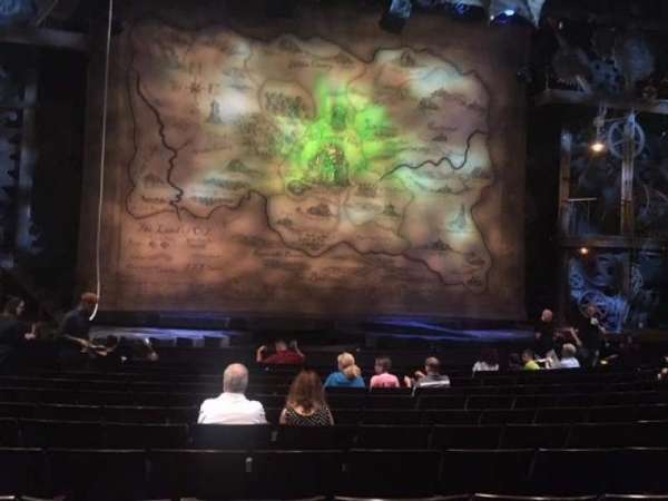 Gershwin Theatre, section: Orchestra C, row: H, seat: 105
