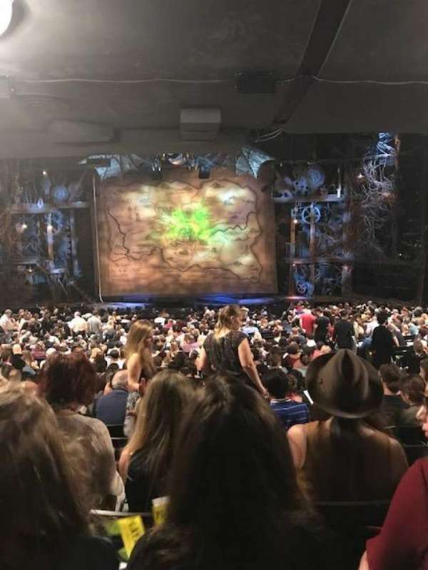 Gershwin Theatre, section: Orchestra C, row: y, seat: 114