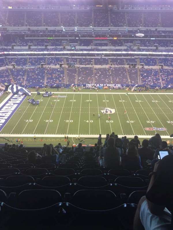 Lucas Oil Stadium, section: 514, row: 19, seat: 5