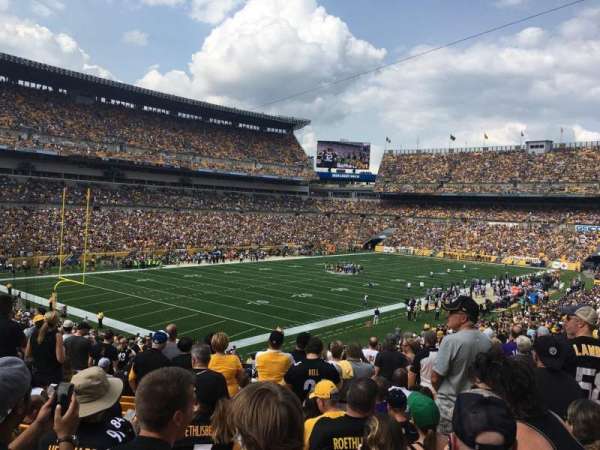 Acrisure Stadium, section: 104, row: LL, seat: 9-12