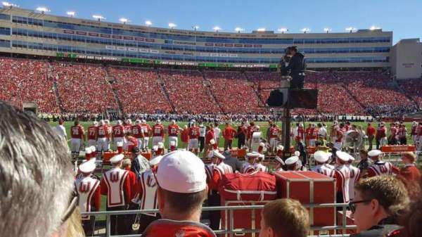 Camp Randall Stadium, section: F, row: 8, seat: 24