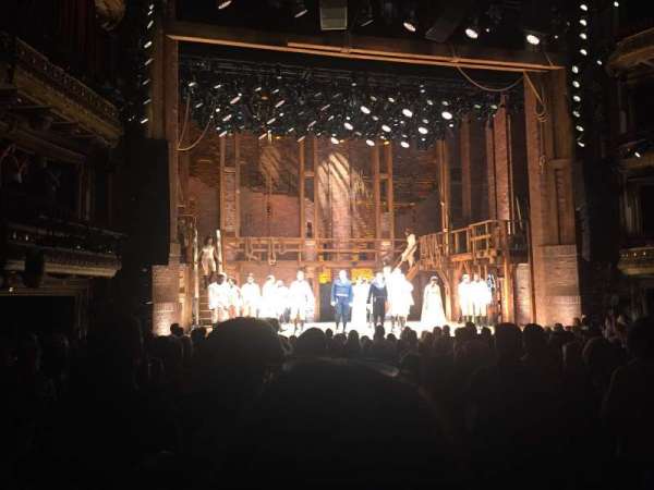 CIBC Theatre, section: Orchestra L, row: S, seat: 3