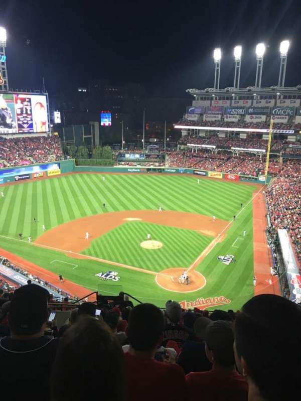 Progressive Field, section: 556, row: N, seat: 14