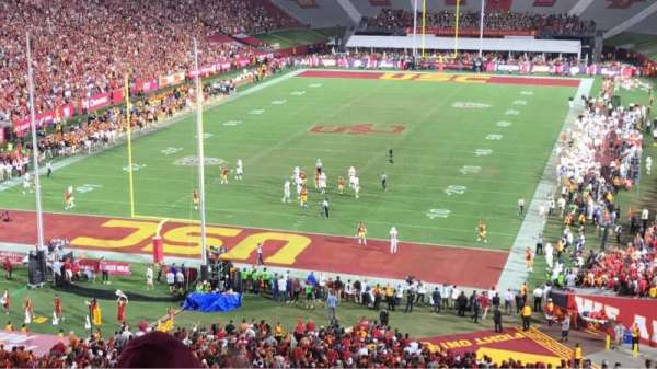Los Angeles Memorial Coliseum, section: 13, row: 69