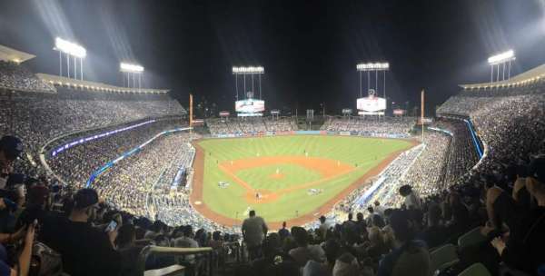 Dodger Stadium, section: 4RS, seat: 1