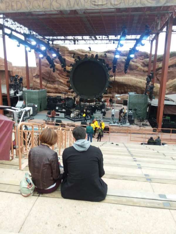 Red Rocks Amphitheatre, section: Center Right, row: 15, seat: 46