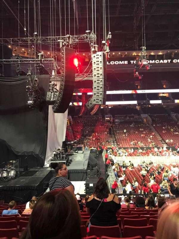 Xfinity Mobile Arena, section: 123, row: 18, seat: 10