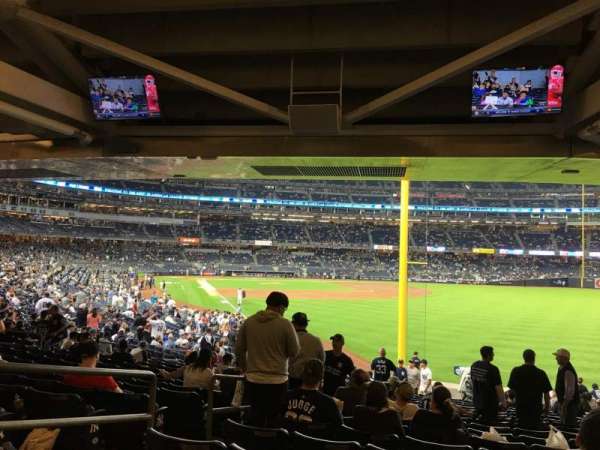 Yankee Stadium, section: 108, row: 19, seat: 18