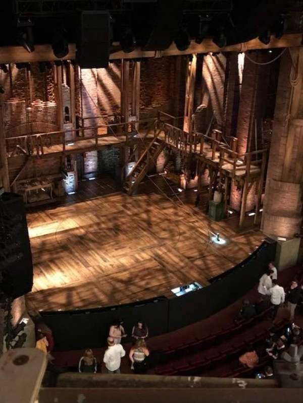 CIBC Theatre, section: Balcony L, row: A, seat: 13