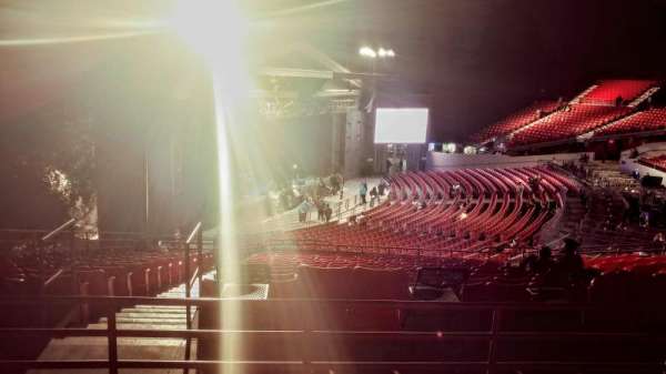 The Greek Theatre, section: North Terrace, row: P, seat: 55