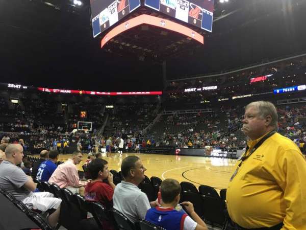 T-Mobile Center, section: 115, row: 1, seat: 9