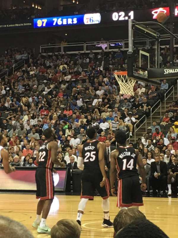 T-Mobile Center, section: 115, row: 1, seat: 9