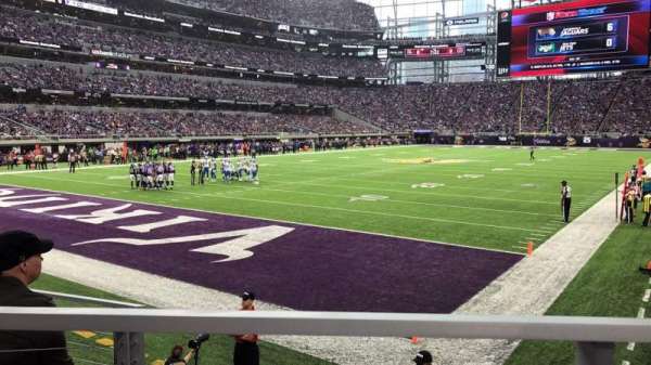 U.S. Bank Stadium, section: 116, row: 6, seat: 10
